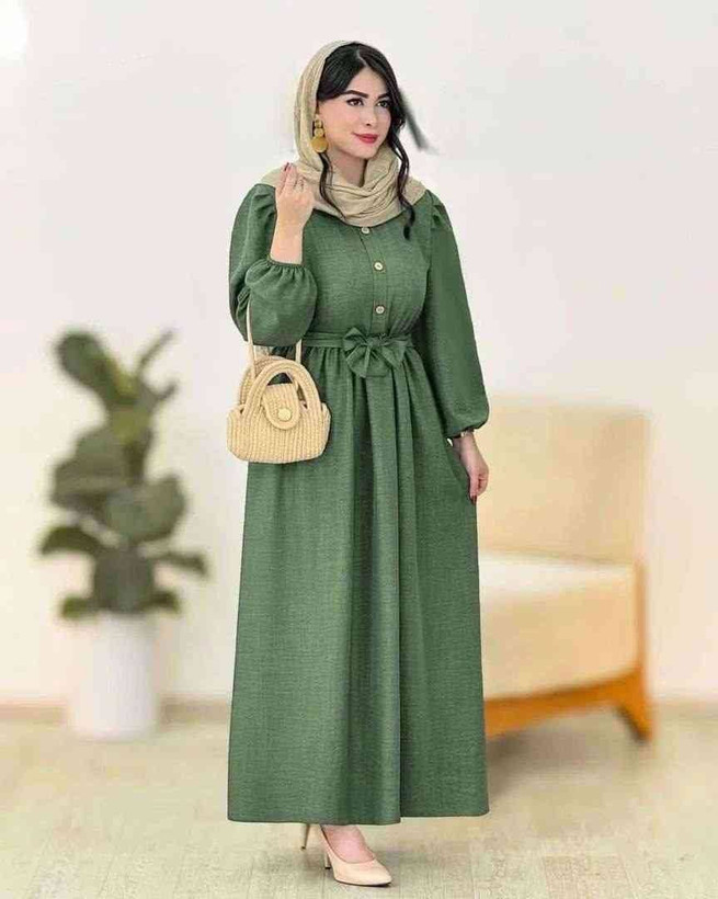 پیراهن ساحلی ساغر🌿با کیفیت عالی ✅ والی16218