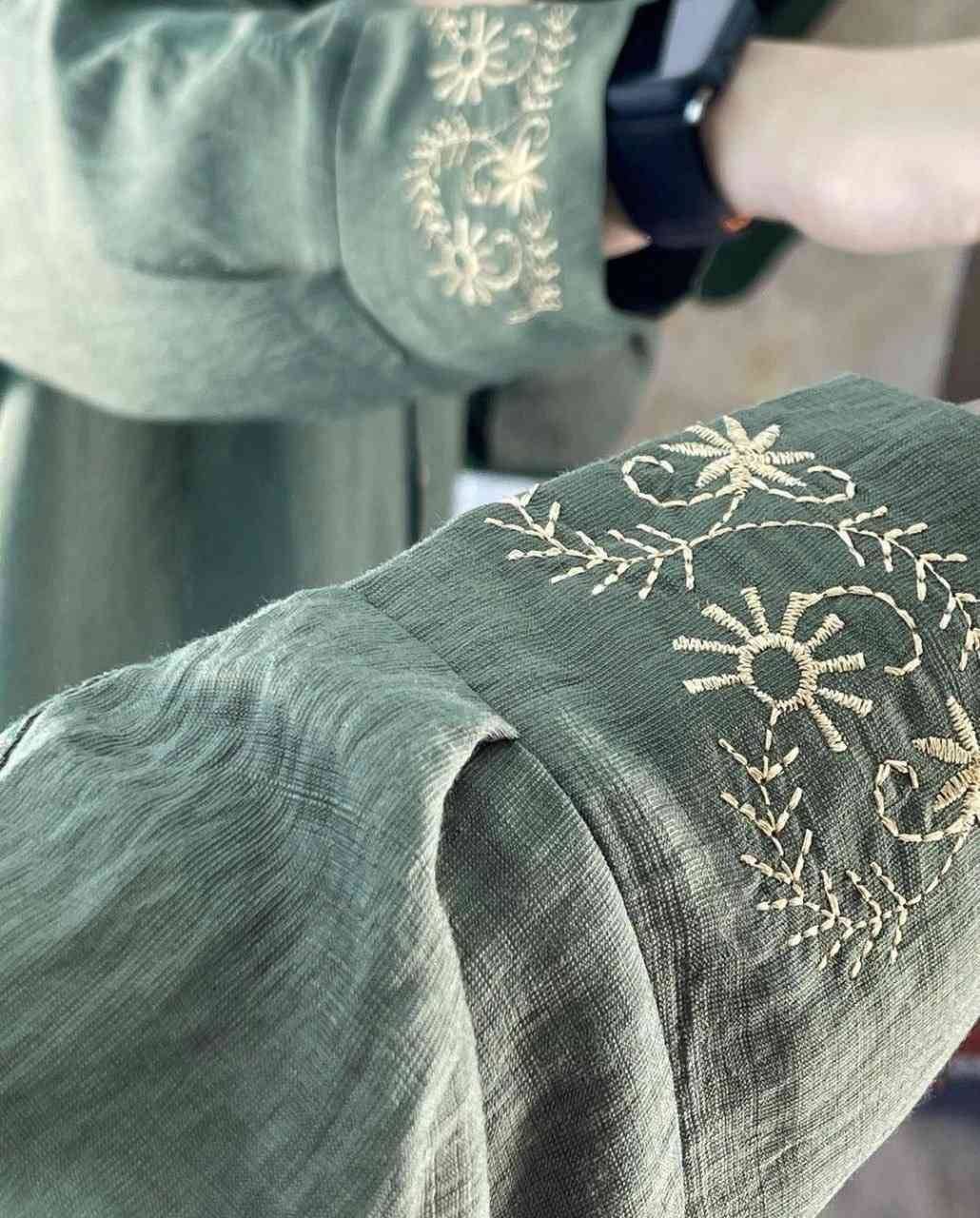 مانتو مچ گلدوزی سانیا🌿با رنگ بندی و کیفیت عالی ✅ والی21229