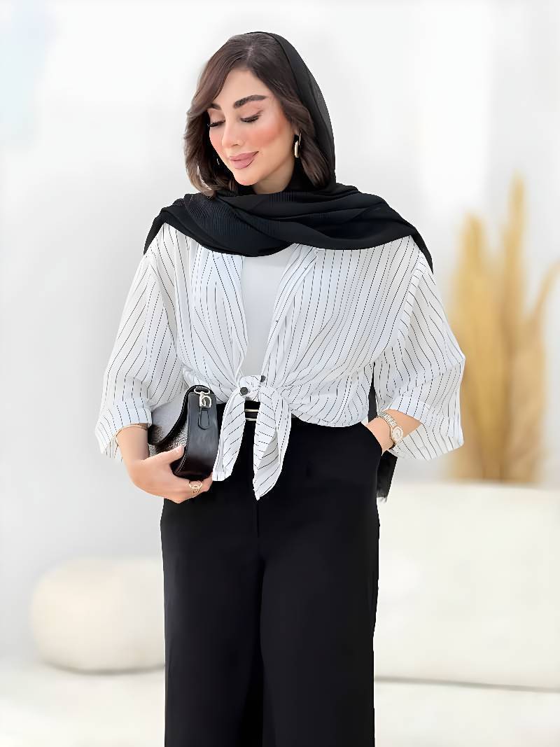 مانتو دیپلمات رخساره 🌿 با رنگ بندی و کیفیت عالی ✅ساری23413