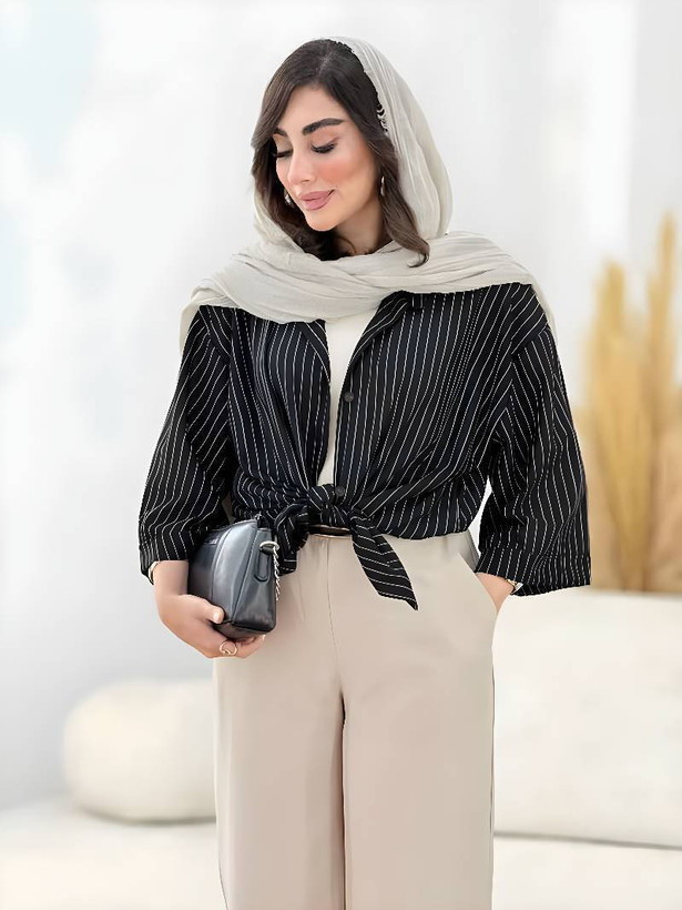 مانتو دیپلمات رخساره 🌿 با رنگ بندی و کیفیت عالی ✅ساری23413
