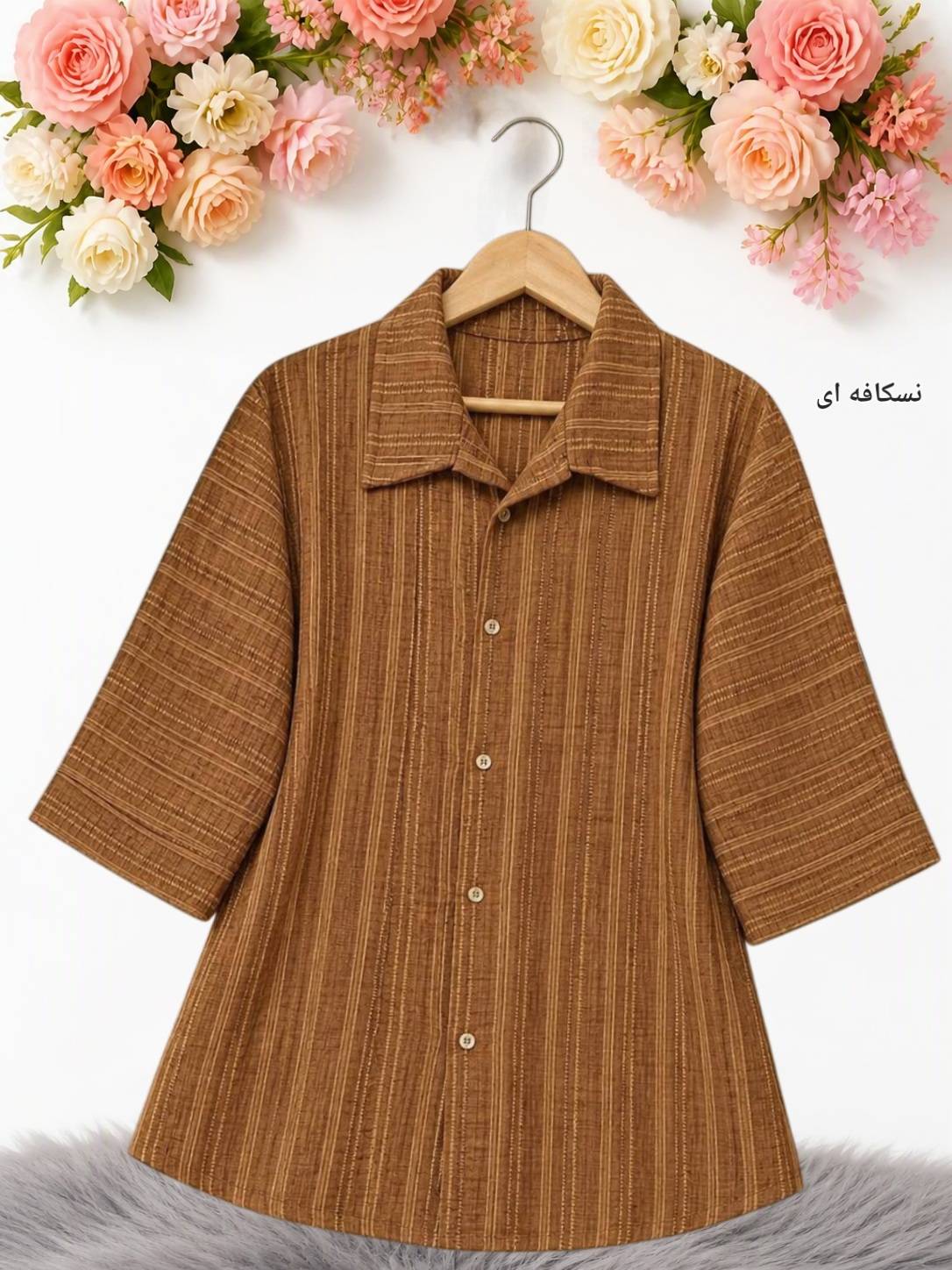 شومیز مانتوی کوک دوزی 🌿 با رنگ بندی و کیفیت عالی ✅تارا76079