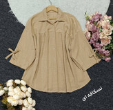 شومیز مانتویی عروسکی جنس مراکشی عالی با رنگبندی😍♥👌🏻کد 23474 باران
