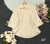 شومیز مانتویی عروسکی جنس مراکشی عالی با رنگبندی😍♥👌🏻کد 23474 باران
