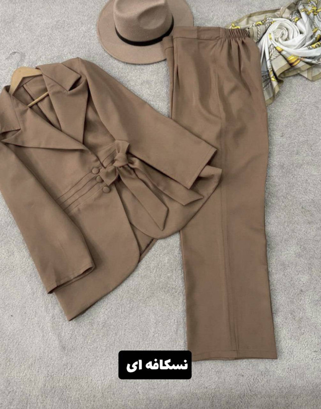 کت و شلوار پرنسس در رنگبندی💚🌱کد 8048 ناز