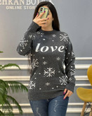 بلوز بافت طرح Love💕با کیفیت عالی ✅ الیش