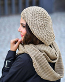 ست کلاه و شال آرکان 🌈با رنگ بندی و کیفیت عالی ✅ الیش1231