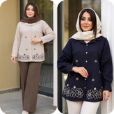 شومیز مانتوی مهگل🌼 با رنگ بندی و کیفیت عالی ✅ والی22972