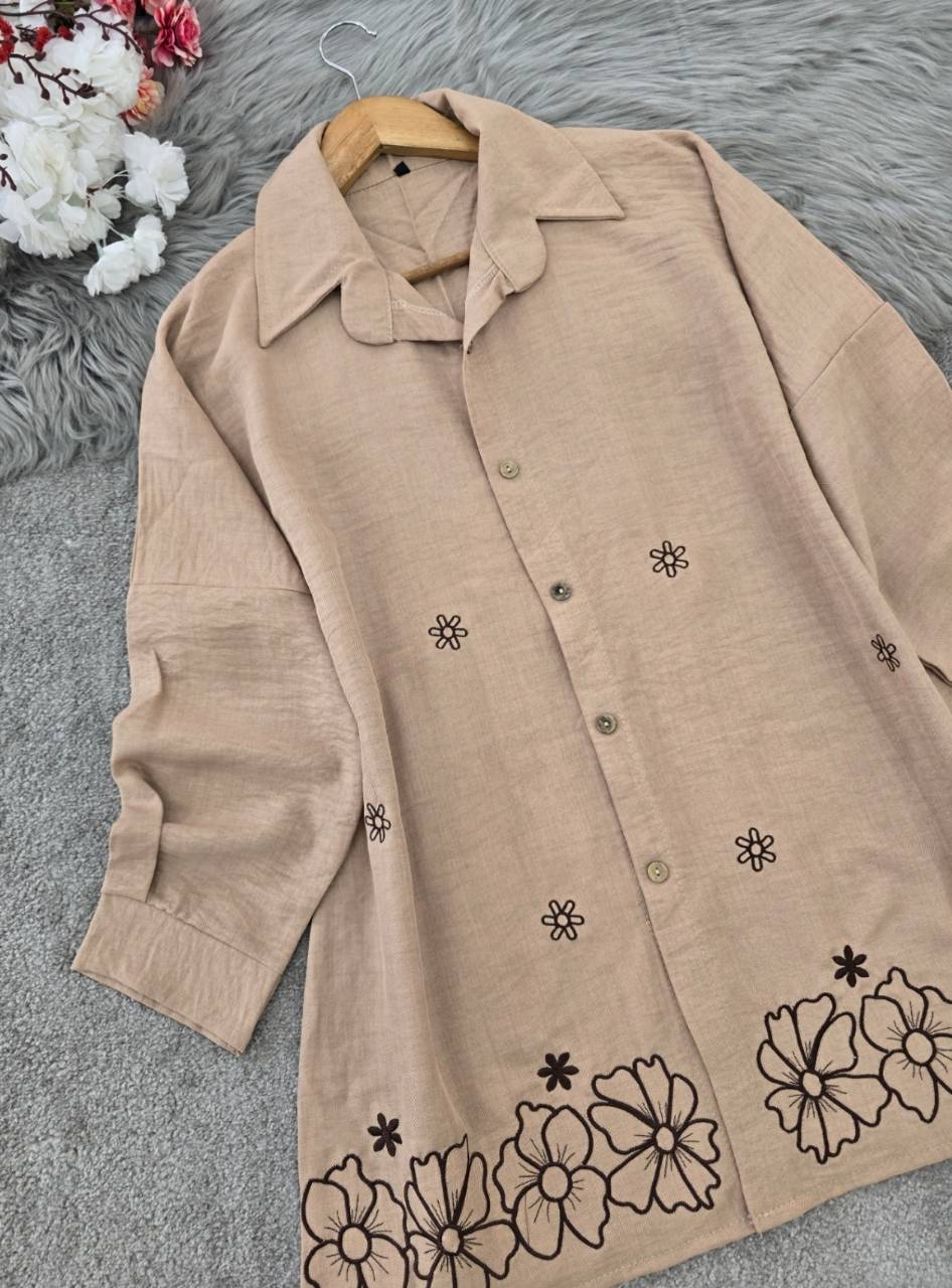 شومیز مانتوی مهگل🌼 با رنگ بندی و کیفیت عالی ✅ والی22972