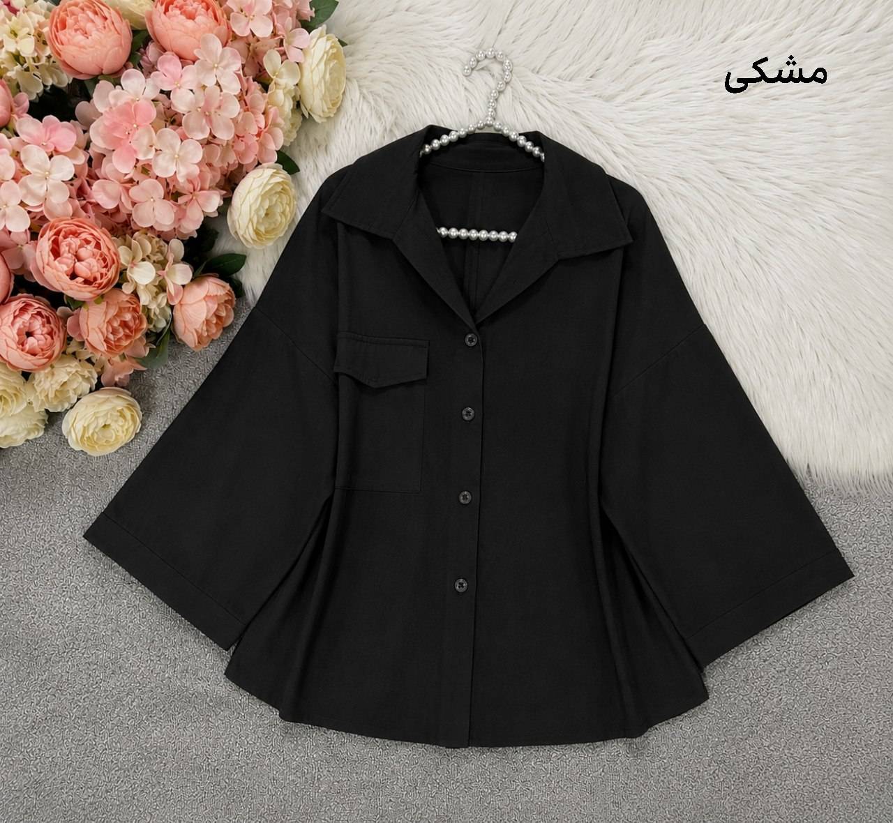 شومیز باکسی لینن✅ با کیفیت درجه یک 🌿 تتیس19575