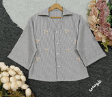 شومیز پاپیونی نازگل با جنس مرغوب😍♥کد 21608 باران