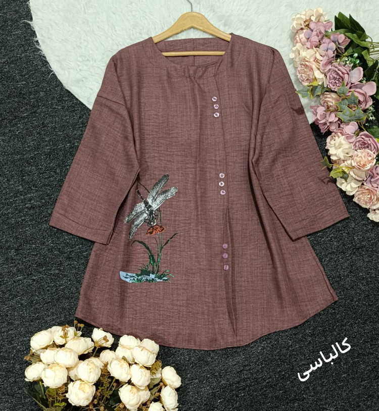 تونیک سنجاقک با کیفیت عالی🥰👌🏻✨کد 21035 باران