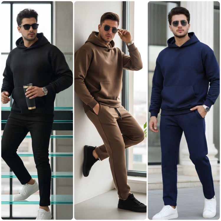 ست هودی وشلوار مردانه گلکسی اسپان تو کرک در رنگبندی 😍😍کد۲۳۶۲۳ ستشو