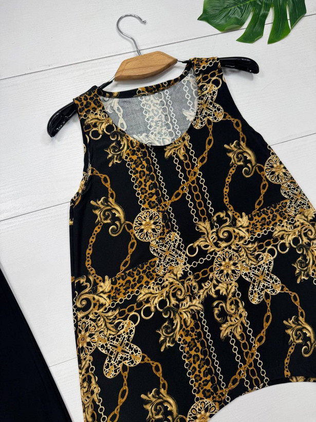 ست تاپ وشلوارک چیچک🌿با کیفیت عالی ✅ الیش19383