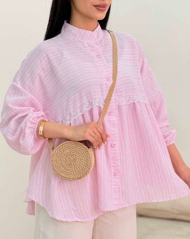 شومیز آزاده نخی تایوانی با کیفیت 🍒🌈🛍۱۳۶۹۸ نفیس