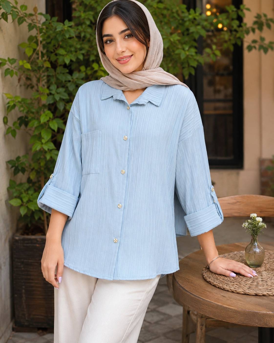 شومیز آیدا سوپر آیوا درجه یک در رنگبندی 😍 😍 کد ۲۳۶۵۱  فاروین