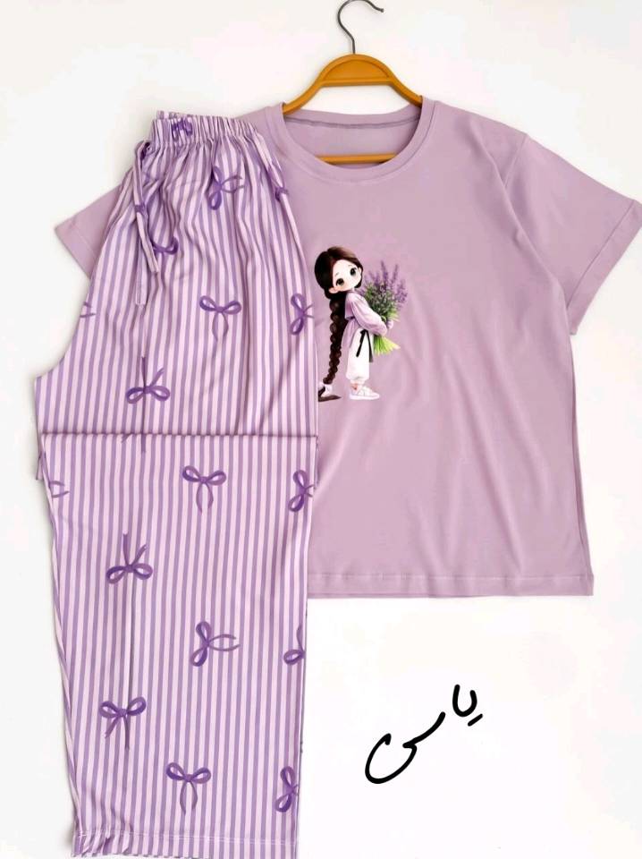 ست تیشرت شلوار عروسکی پانیذ در رنگبندی 🌈🌈کد۲۱۴۷۸ دلتا