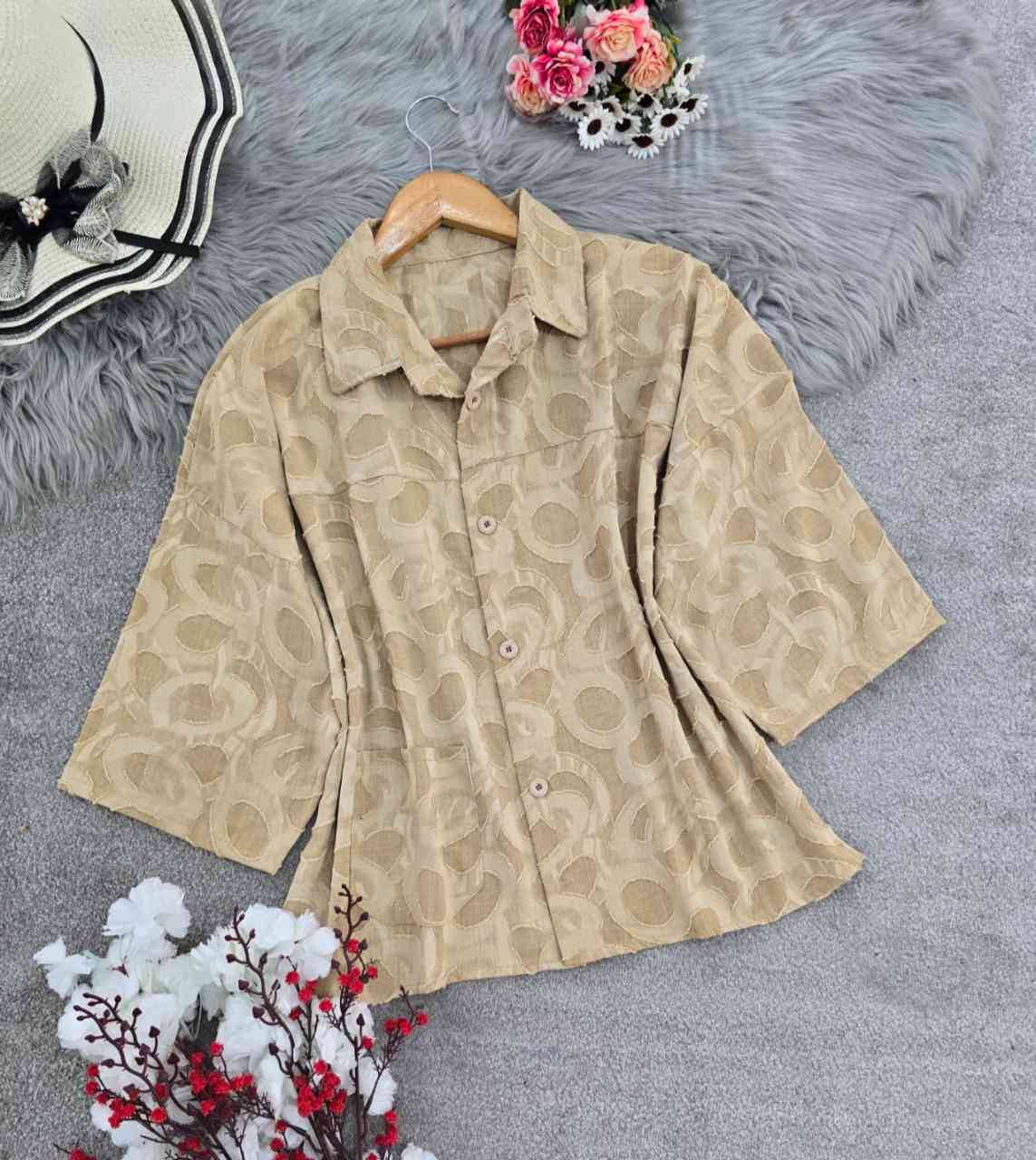 شومیز باکسی لادن ❤️🦋کد 16155 کلار