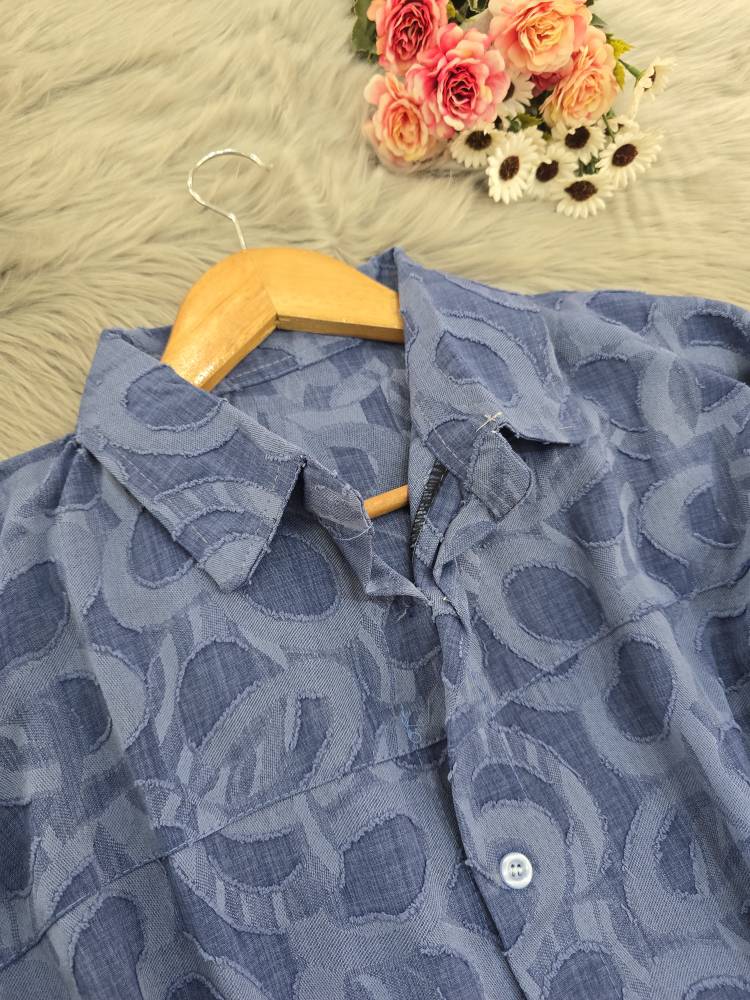 شومیز باکسی لادن ❤️🦋کد 16155 کلار