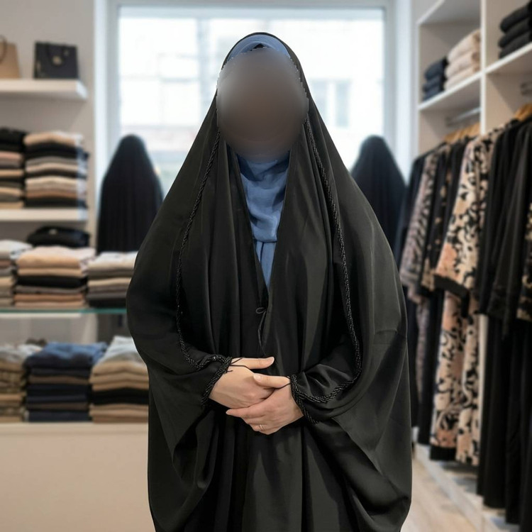 چادر جده منجوق دو لاین ❤️🫀کد 20997 ماه