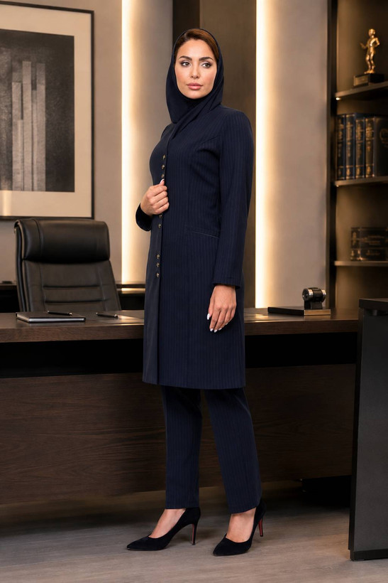 مانتو شلوار اداری آوا 🎀❤️کد772 آدراپانا
