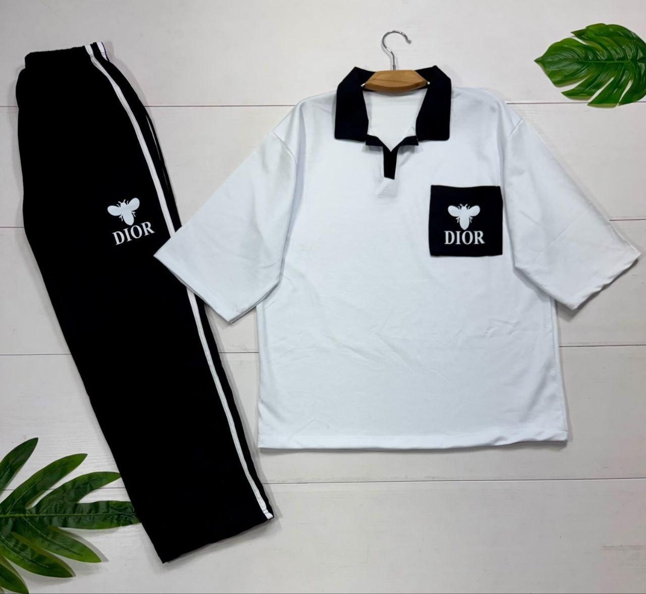 ست تیشرت وشلوار Dlor🌿 با کیفیت عالی ✅الیش23403