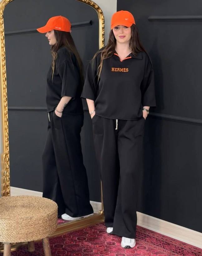ست بلوز و شلوار Hermes🌿 با کیفیت عالی ✅ الیش23689