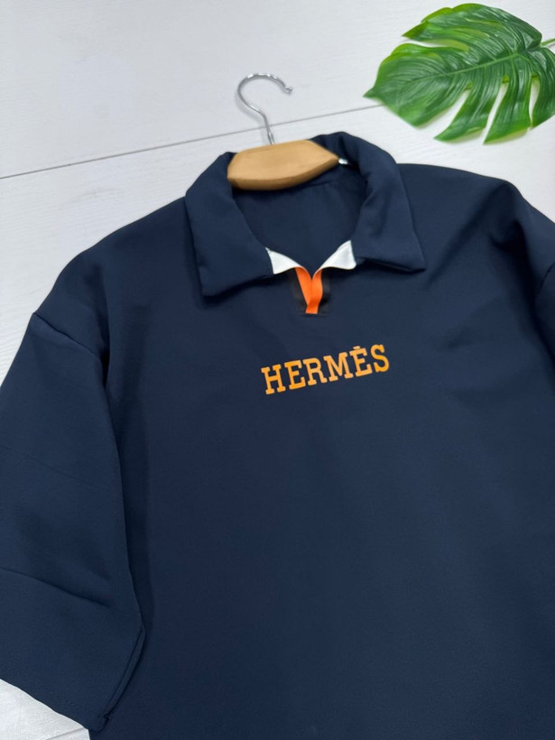 ست بلوز و شلوار Hermes🌿 با کیفیت عالی ✅ الیش23689