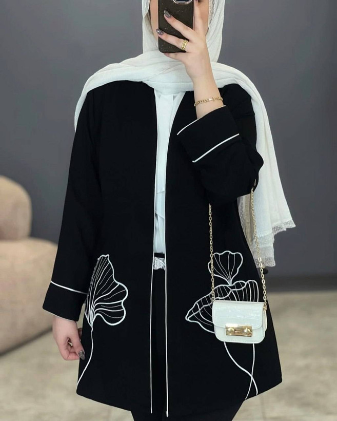مانتو کتی گل لاله نسترن 🌿 با کیفیت عالی✅ والی5699