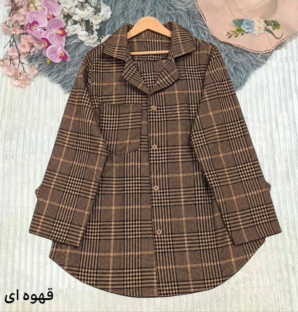 شومیز مانتوی پشمی🌿 با رنگ بندی و کیفیت عالی✅ تارا76086