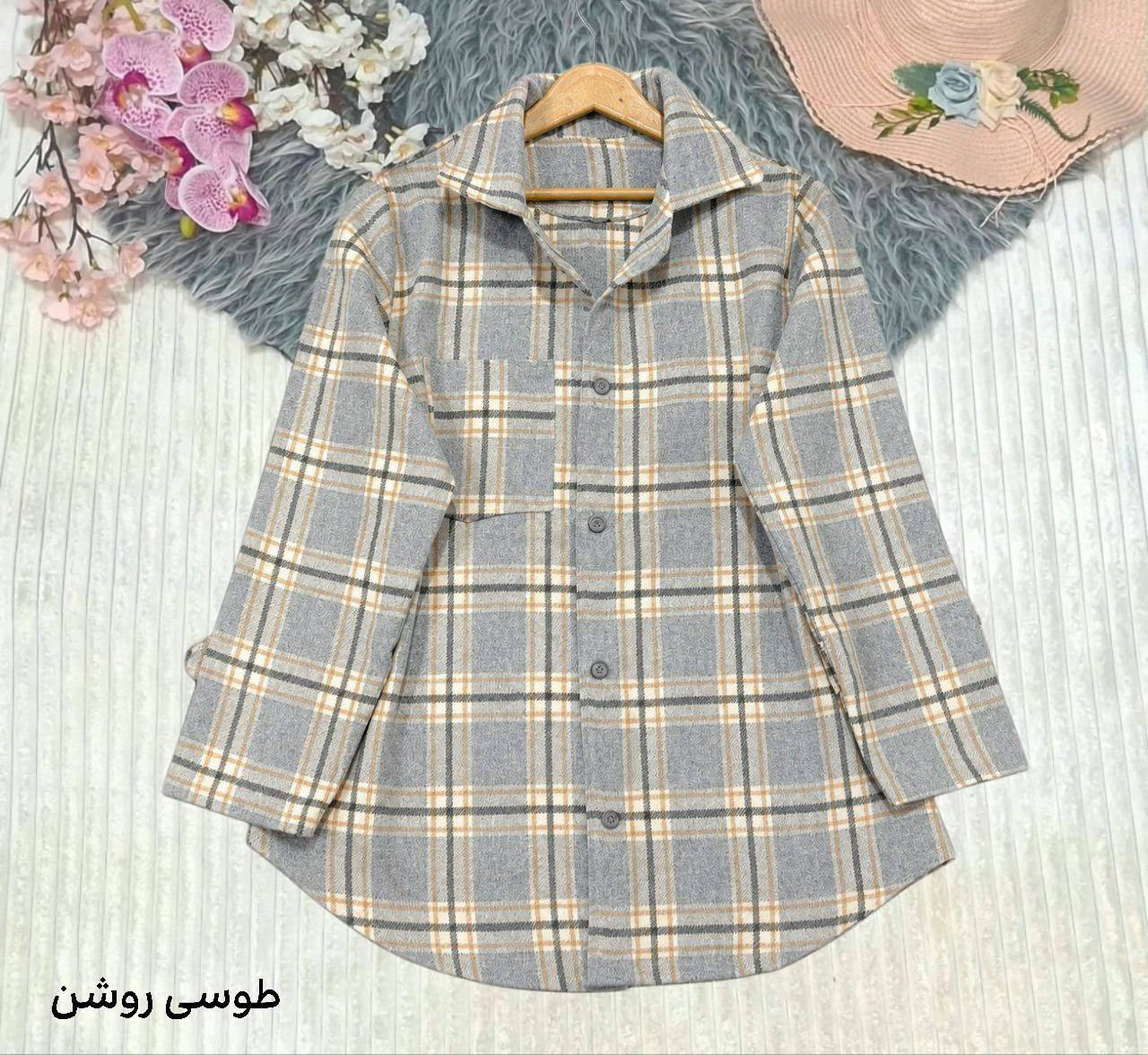 شومیز مانتوی پشمی🌿 با رنگ بندی و کیفیت عالی✅ تارا76086