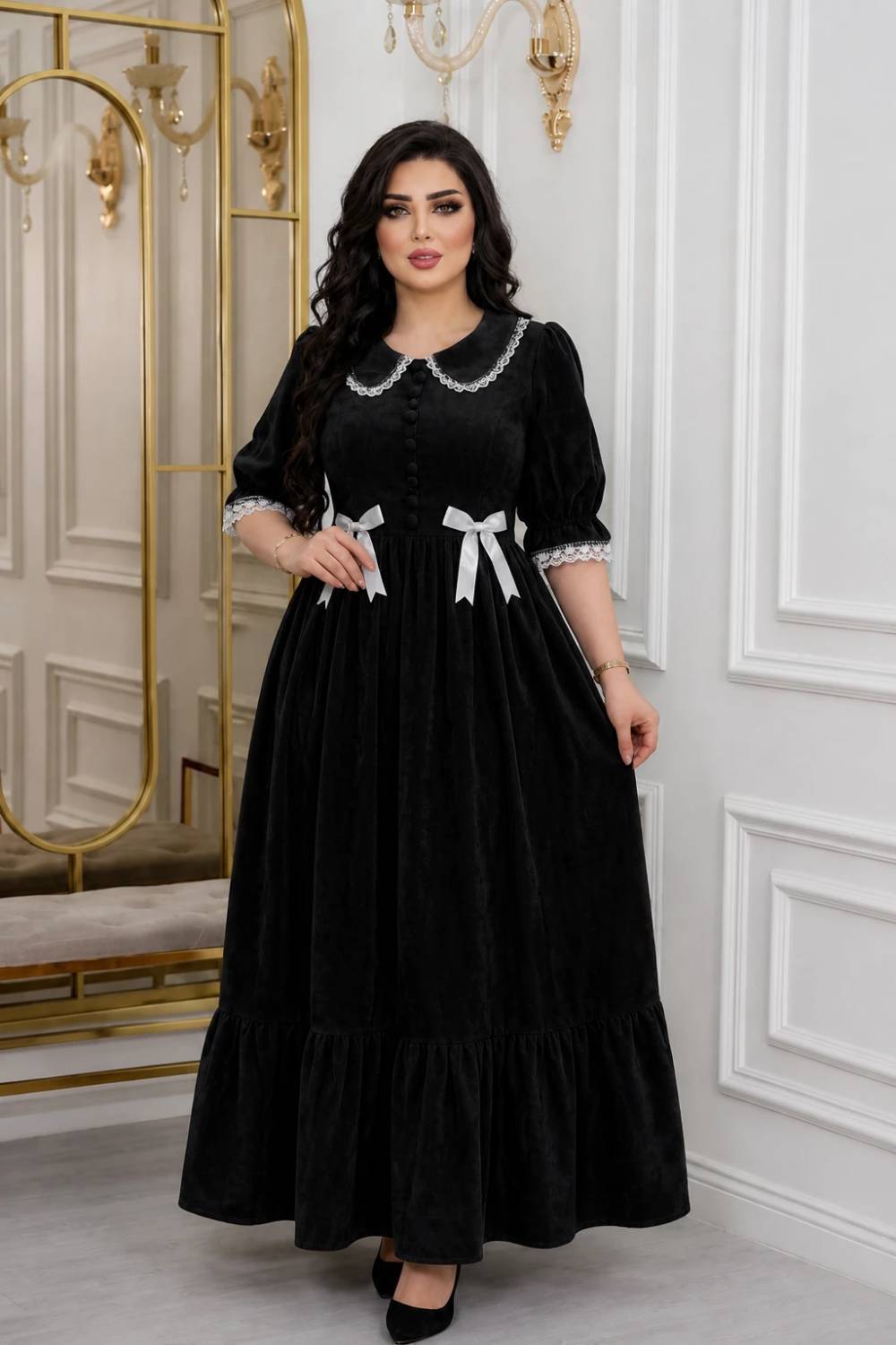 پیراهن عروسکی شادی 🌿 باکیفیت عالی ✅ سیمو19568