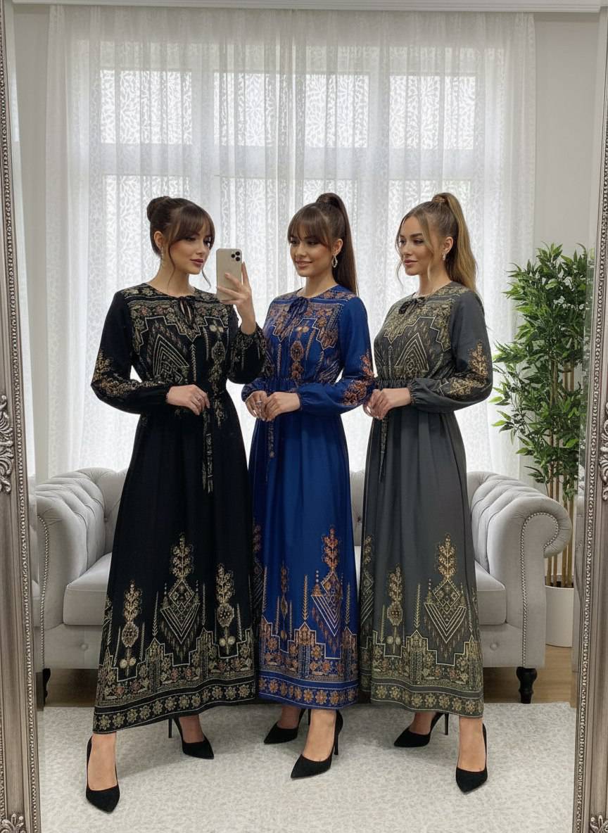 پیراهن کتیبه کلوش بوگاتی اعلا در رنگبندی 🌈 🌈 کد ۳۱۵۸ دلتا