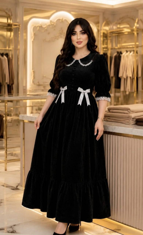 پیراهن عروسکی مانیا جنس مازراتی🥰♥کد 19432 ناز