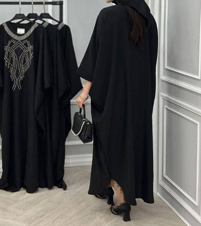 عبا بلند نگین عنکبوتی الیزه درجه یک 😀🛍🌈۱۲۱۴۵ نفیس