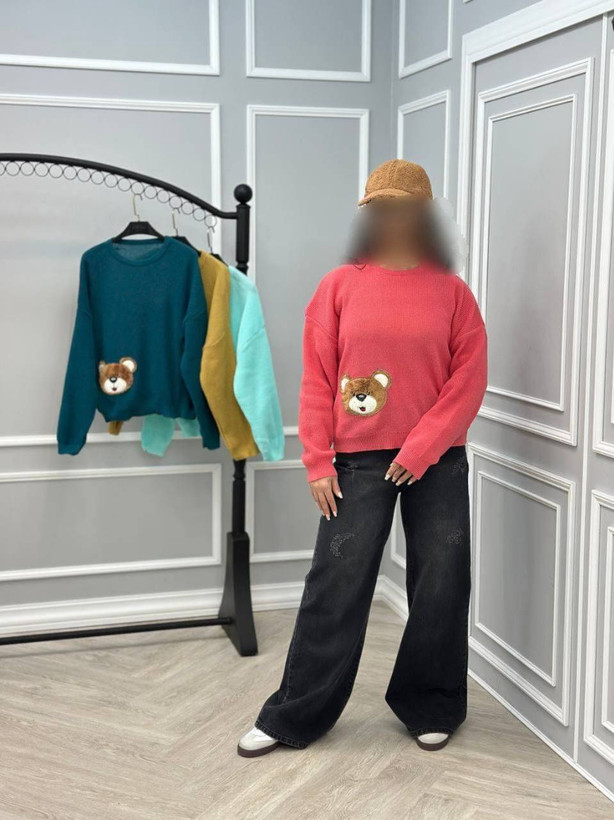 بلوز تدی زیبا و شیک 🐻🎀کد 5368 ماه