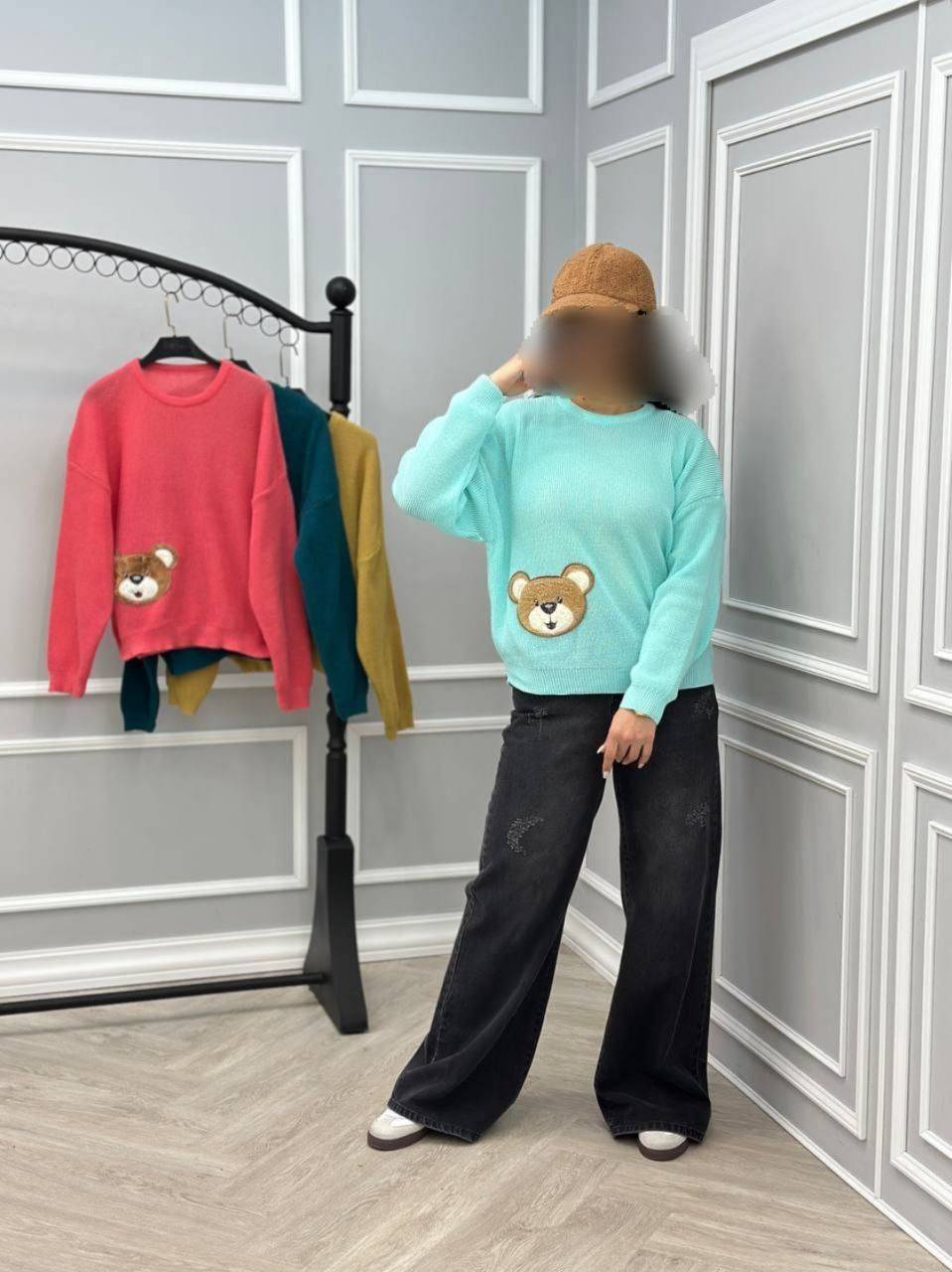 بلوز تدی زیبا و شیک 🐻🎀کد 5368 ماه