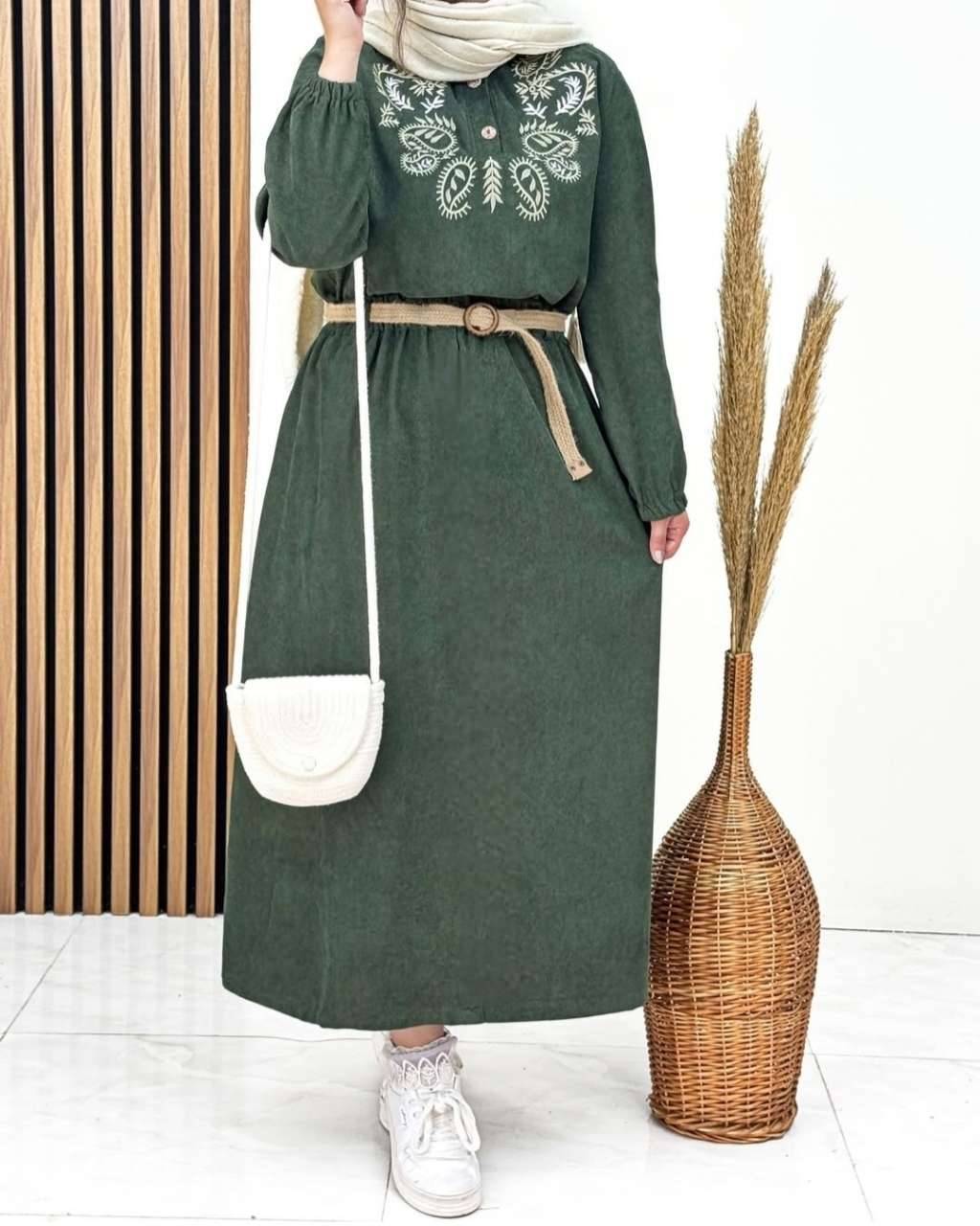 کفتان گلدوزی ترمه🌈 بارنگبندی و کیفیت عالی✅والی7607