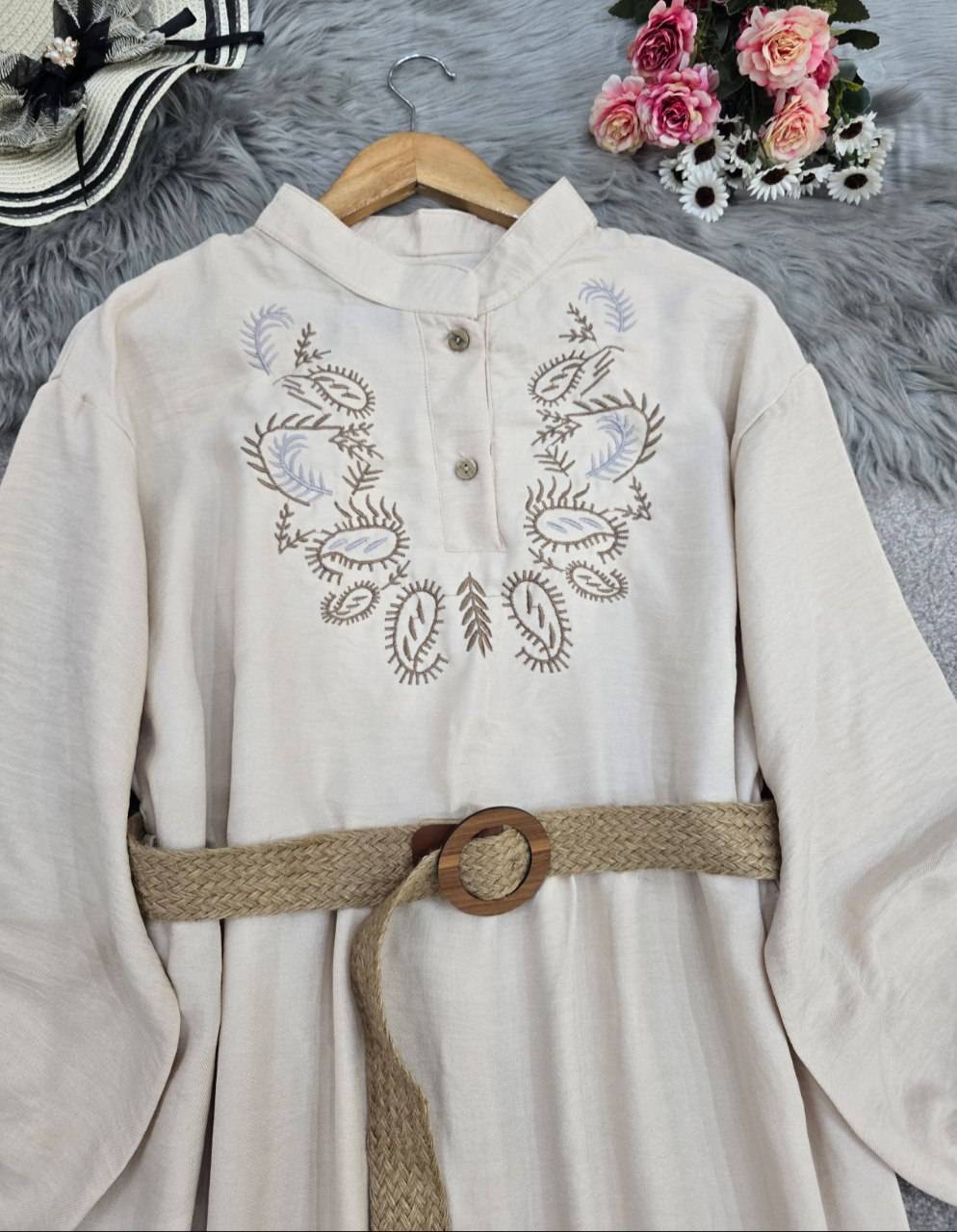 کفتان گلدوزی ترمه🌈 بارنگبندی و کیفیت عالی✅والی7607