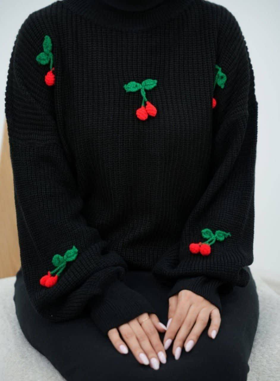 بافت گیلاس جنس اکرولیک😍🍒کد 1379 طاها