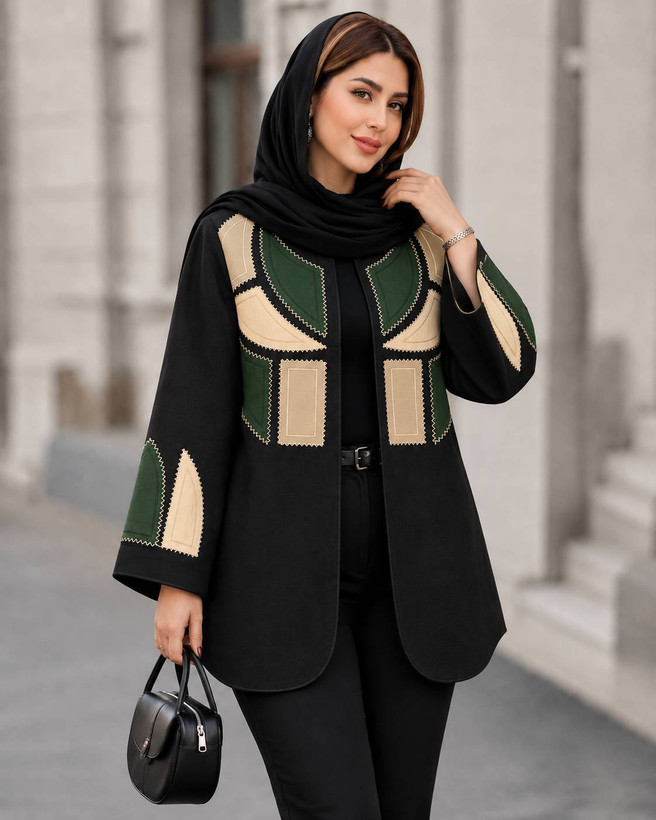 مانتو طرح دار نگین ۳۲۱ لنین خارجی گلدوزی درجه یک در رنگبندی 😍 😍 کد ۲۳۷۳۰ لیدی