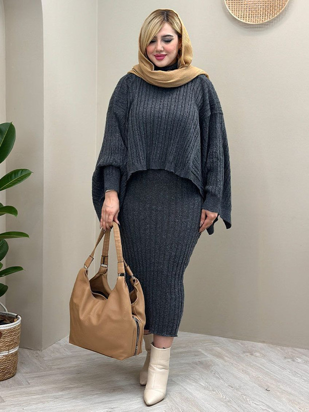 ست سارافون و شنل نویان 🌿 با کیفیت عالی ✅ الیش3662