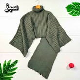 ست سارافون و شنل نویان 🌿 با کیفیت عالی ✅ الیش3662