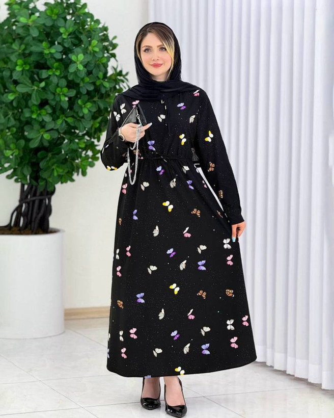 پیراهن بلند آوین سوپر سافت😍♥کد 482 حدیث