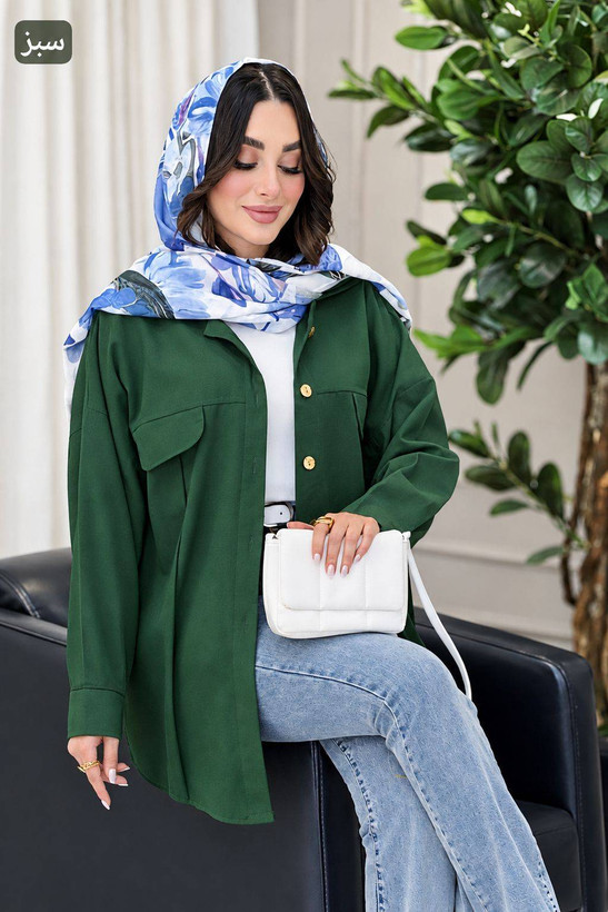 مانتو کوتاه لوسی🌿 با کیفیت عالی ✅ ارغوان 5705