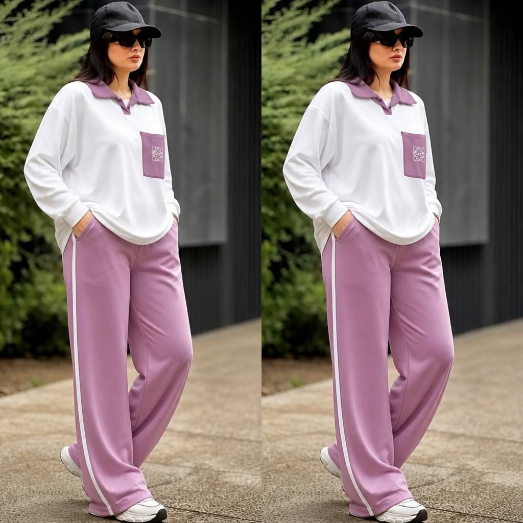 ست بلوز شلوار لونا در رنگبندی 🎀🎀کد۲۳۲۴۱ مدلند