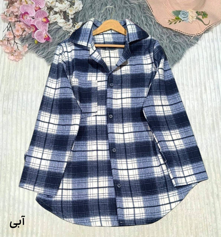 شومیز مانتویی پشمی🌿 با رنگ بندی و کیفیت عالی ✅ تارا. 76086