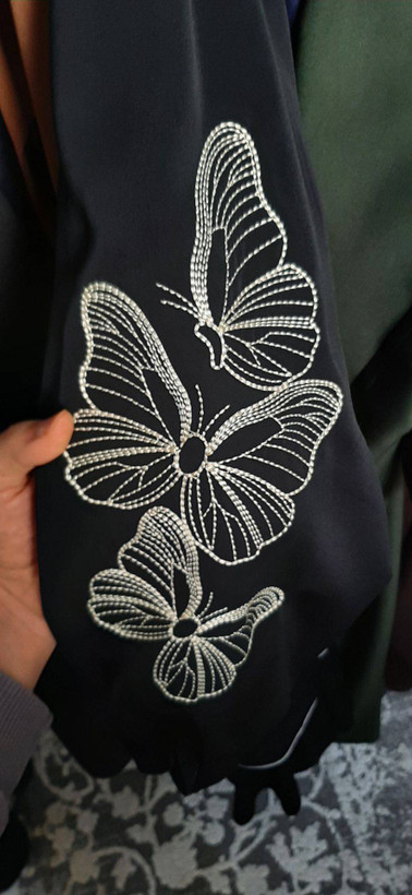 عبا ترند چیندار🌼 با کیفیت عالی ✅ارغوان100990