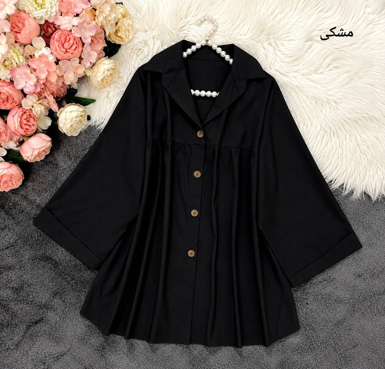 شومیز سینه چین🌿 با رنگبندی و کیفیت عالی✅ تتیس23798