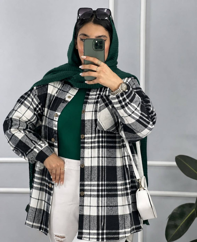 شکت پشمی موهر دار 🎀🎀کد 23856 کلار