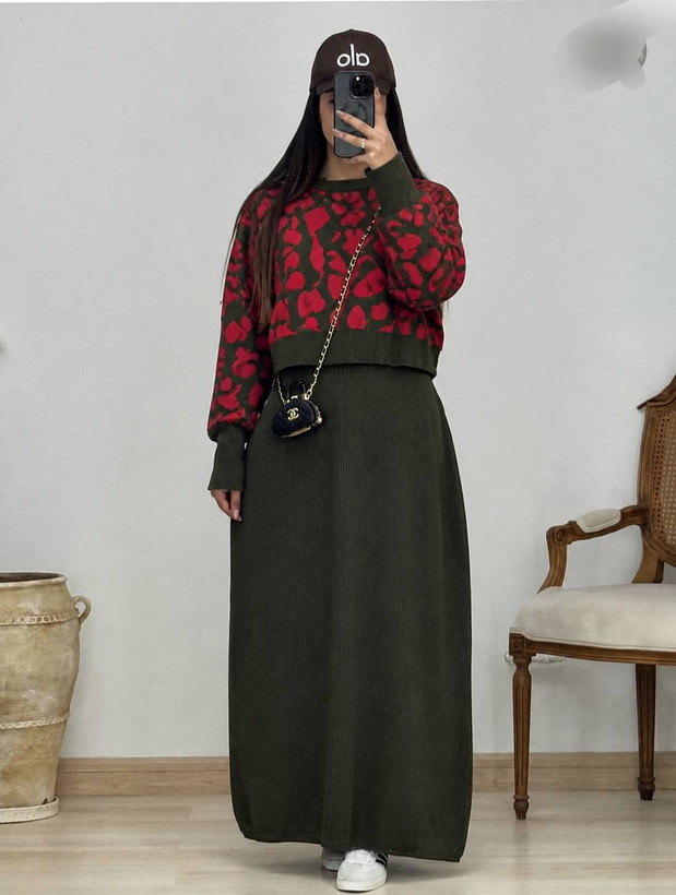 ست بافت مارال (سارافون و رویه)در رنگبندی 🥰🥰کد۲۳۹۸۴ ستشو